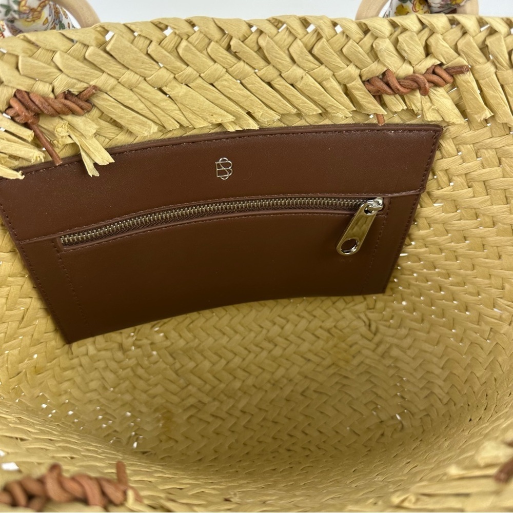 Becksondergaard Straw Handbag Womens Shoulder Bag‎ Cloth Straps - Picture 7 of 13
